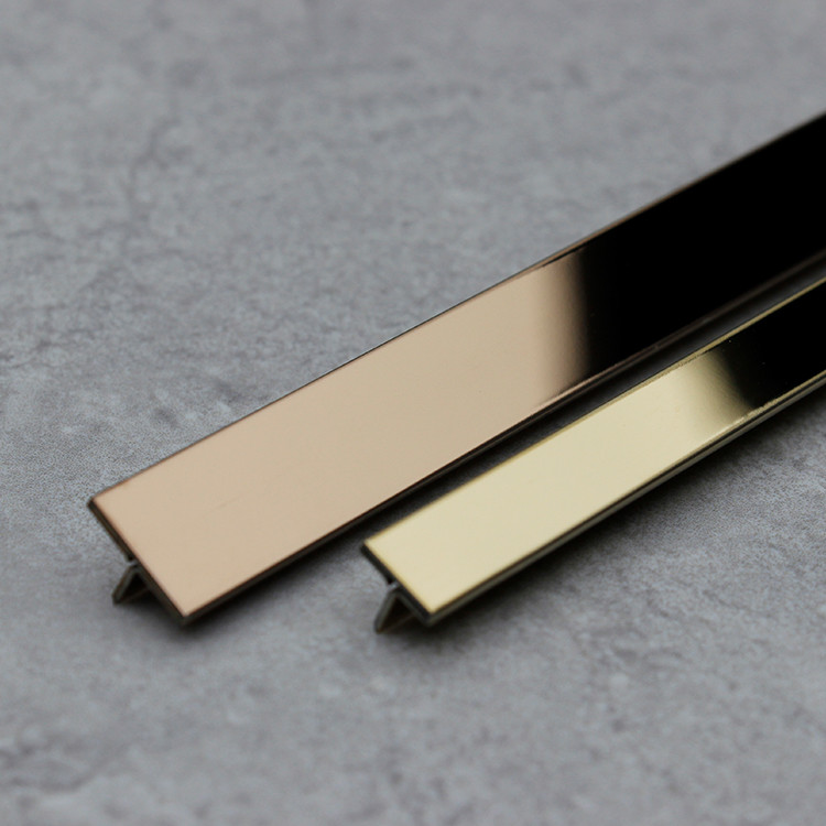 U Shape Stainless Steel Tile Trim 6mm Mirror Brushed SS Angle Trim