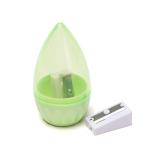 Silk Printing Oval School Pencil Sharpener Multi Color