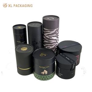 Wholesale Custom Printed Pulp Paper Tube Round Kraft Packaging Box For Tea Coffee Candy Chocolate from china suppliers