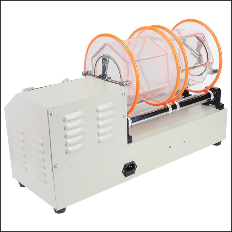 16kg Jewelry Polisher Tumbler ABS Metal With Timer Double Barrel