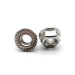 M8M10M12 DIN6923 SS Carbon Steel Flange Nuts A4.80 Serrated Hex Flange Lock Nuts