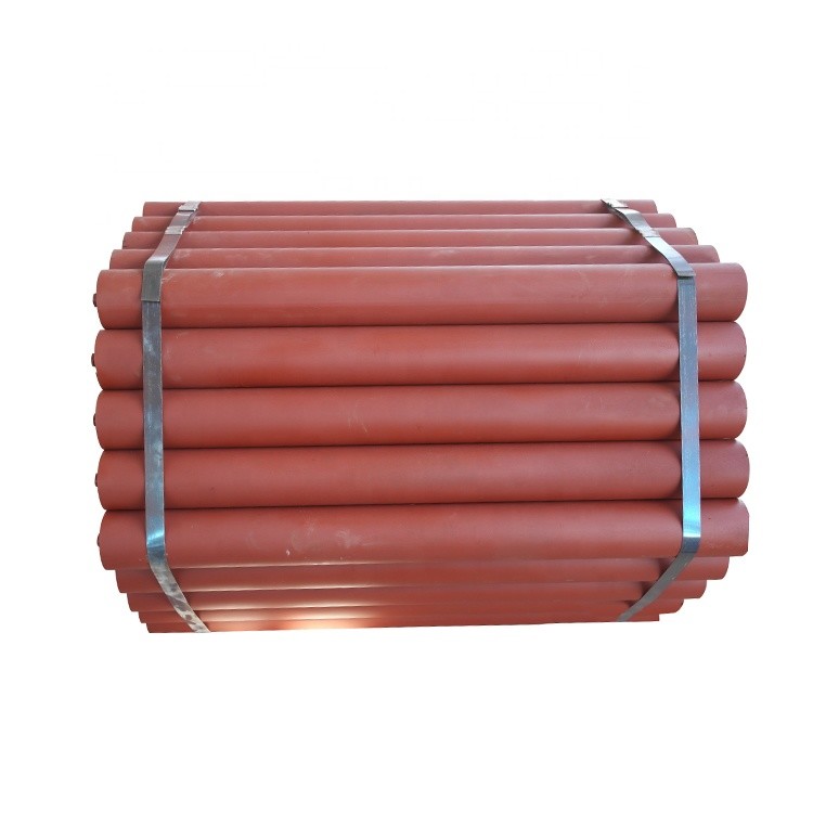Belt Conveyor Carrier Painting Roller Idler Impact Roller Idler Rubber Cover Conveyor Roller Drive