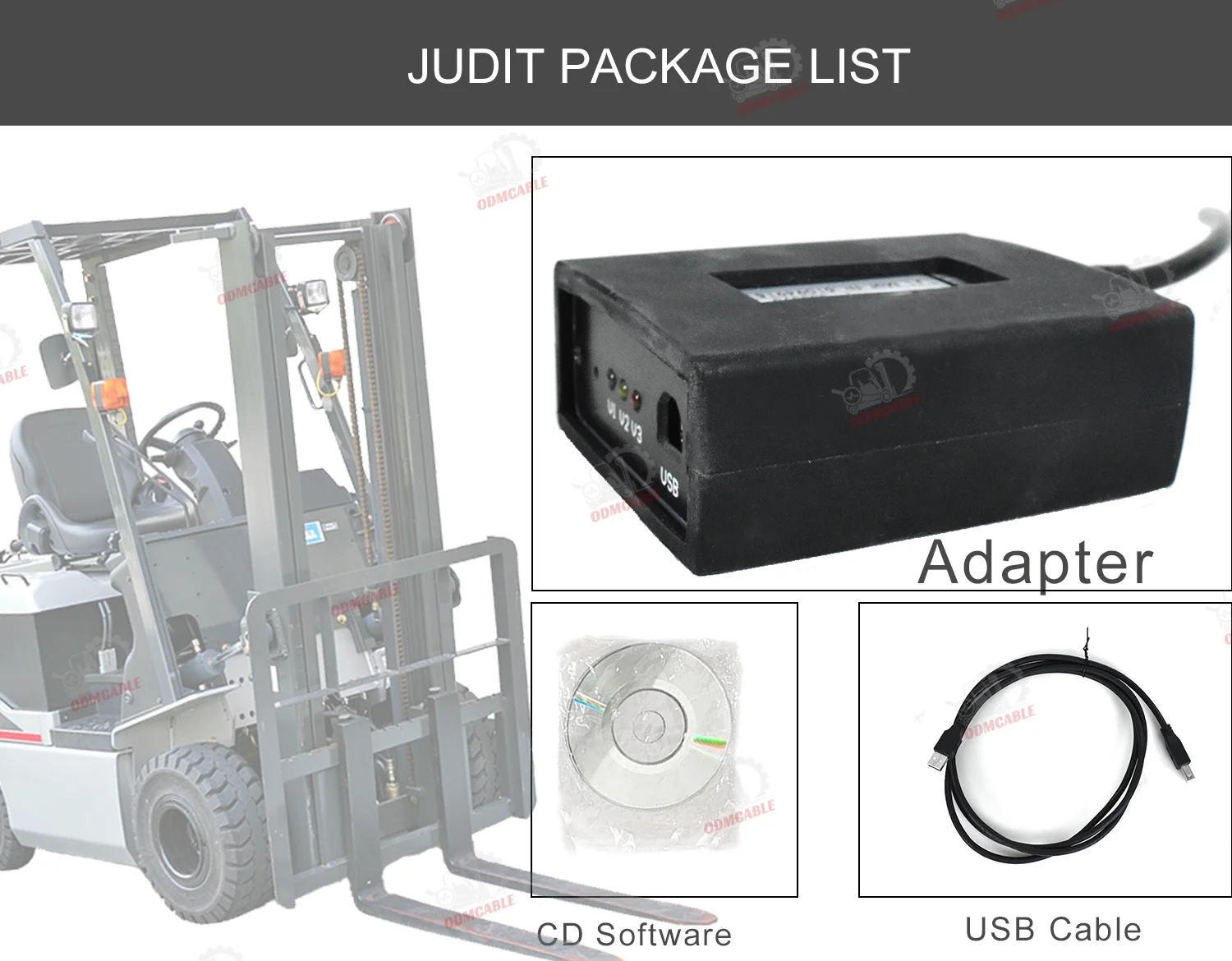 Jungheinrich Auto Lift Forklift Diagnostic Tool Judit 4 Jungheinrich Can Cable
