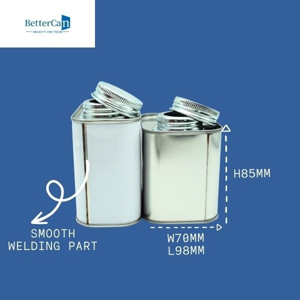 150g-500g Coffee Bean Tin Square Tin Containers Manufacturers