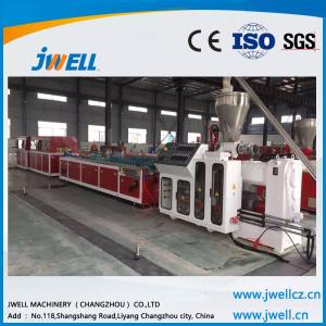 Wholesale Jwell PE PP WPC profile extrusion line for wood tray, indoors and outdoors floor from china suppliers