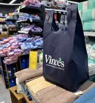 Custom Logo Retail Biodegradable Grocery Reusable Shopping Tote T-Shirt Plastic