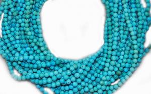 Wholesale 2mm to 22mm natural turquoise round beads 16 inch turquoise jewelry from china suppliers