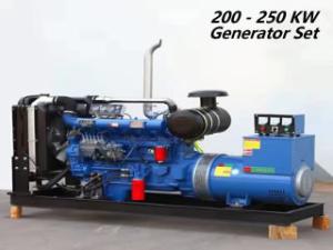 Wholesale Blue 200kw Diesel Generator Leroy Somer Alternator Electric Generating Set from china suppliers