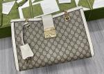 35cm Length Strap Shoulder Backpack Embroidery Genunie Leather