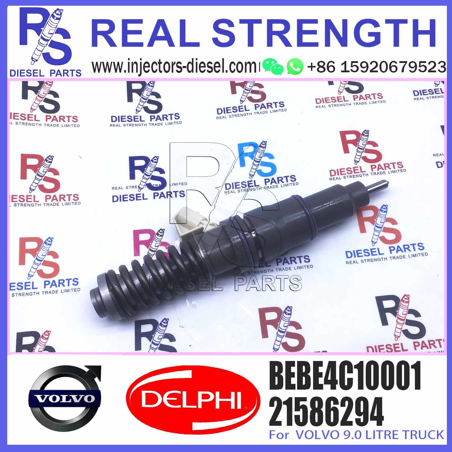 Diesel Injector Common Rail Injector Fuel Electronic Unit Injector 3803848 BEBE4C15001 BEBE4C10001 for V-O-L-V 9.0 LITRE