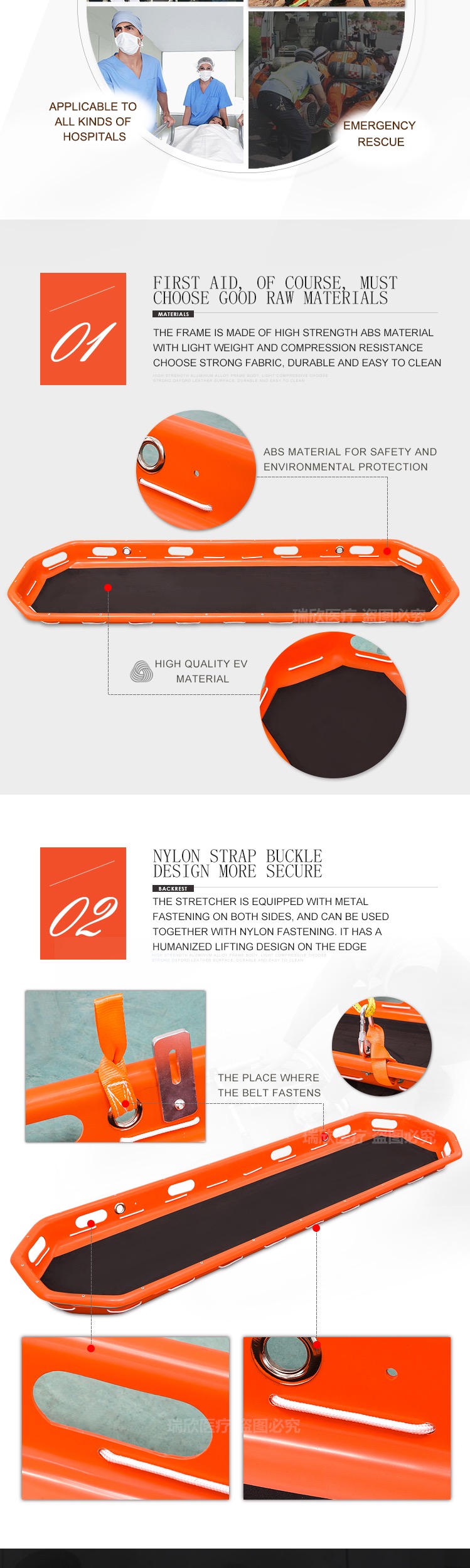Helicopter Basket Rescue Stretcher Customized Folding Stokes Basket