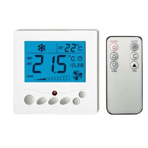 Wholesale Air Conditioning Wireless Fan Coil Thermostat Anti - Flammable PC Housing from china suppliers