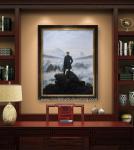 Romanticism Hand Painted Canvas People Oil Painting For Bedroom