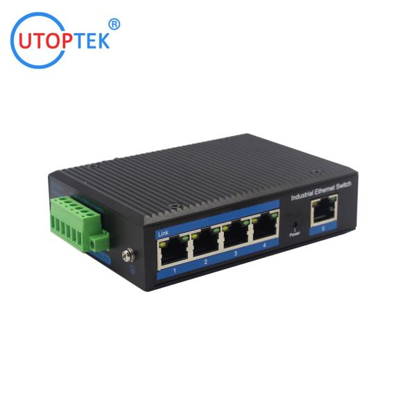 industrial poe switch 5port 10/100/1000M RJ45 POE+ 30W unmanaged network switch