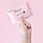 Travel use portable nonwoven facial tissue made by cotton 15*20 cm