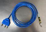 5000V 3000mm Blue Insulation Monopole Cable Assembly Wire Harness Anti