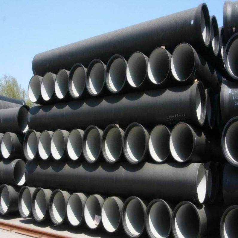 6m Ductile Iron Class K9 Pipes DN80mm To DN2000mm Cement Mortar Lining