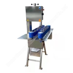 Wholesale Pig Feet Pig Trotter Frozen Meat Cutting Machine Pig Hoof Half Slicer SUS 304 300-500kg/h from china suppliers