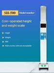 Aultrasonic Bmi Body Weight And Height Scale Intelligent Coin Operated For