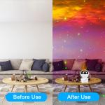5V 1A RGB Room Space Star Projector Rotatable For Birthday Party