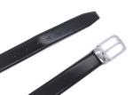Black Genuine Leather Belts For Men'S Casual Dress / Work Business Jeans
