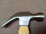 16oz American Type Steel Claw Hammer with Natural Color Wooden handle and Grade