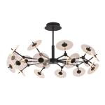 Modern Living Room Bedroom Acrylic Chandelier designer black gold Chandelier(WH