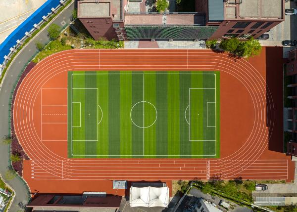 Colourful Full PU 13MM Running Track Flooring Runway Harmless