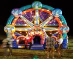 Ferris Wheel Inflatable Combo Bounce House / Commercial Jumping Castle