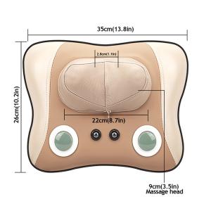 Wholesale Infrared Whole Body Shiatsu Neck And Back Massager Pillow Speed Adjust Freely from china suppliers