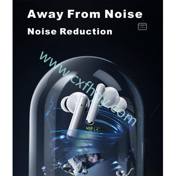 Cxfhgy Lenovo LP1LP1S Bluetooth Earphone HD Stereo Noise Cancelling Wireless Headset Sports TWS Earbuds HiFi With Mic