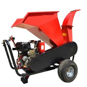 Wholesale Mobile Drum Wood Branch Leaf Shredder Chipper Diesel / Gasoline Machine from china suppliers