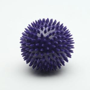 Wholesale Unique Spiky Durable TPR Dog Toy Squeaky Thrower Plastic Dog Ball from china suppliers