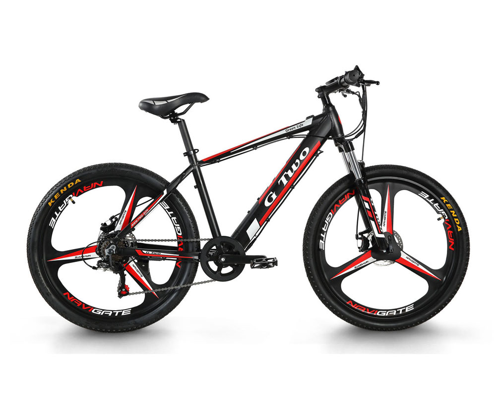 Multifunctional 26 Inch Wheel Electric Bike 48V Aluminium Alloy Frame With LCD Display