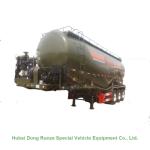 50-70cbm 2/3 Axle Cement Silo Trailer , Dry Bulk Cargo Trailer 40 - 100 Tons