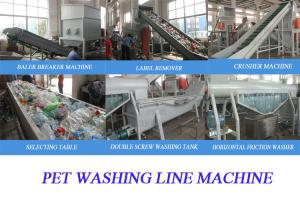 Wholesale Design Different PET Bottle Recycling Machine , Pet Bottle Flakes Washing Line from china suppliers