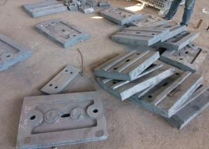Wholesale Alloy Steel Castings Air Hardened Steel Discharge End Plate for Mills from china suppliers