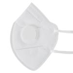 Non Woven FFP2 Face Mask Disposable Kn95 Face Mask Anti Air Flu White Color