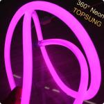 120v purple led neon flexible tube smd2835 120leds/m led neon flex round light