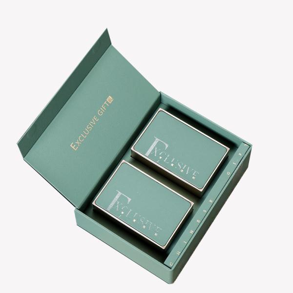 Tea Gift Set Packaging Coffee Cup Scented Candle Honey Magnetic Flip Open Gift