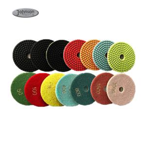 Wholesale High Softness 7 Steps Wet Dry Diamond Resin Polishing Pads For Stone Granite from china suppliers