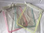 Clear PVC Waterproof Phone Bag , Double Waterproof Bag With Rope
