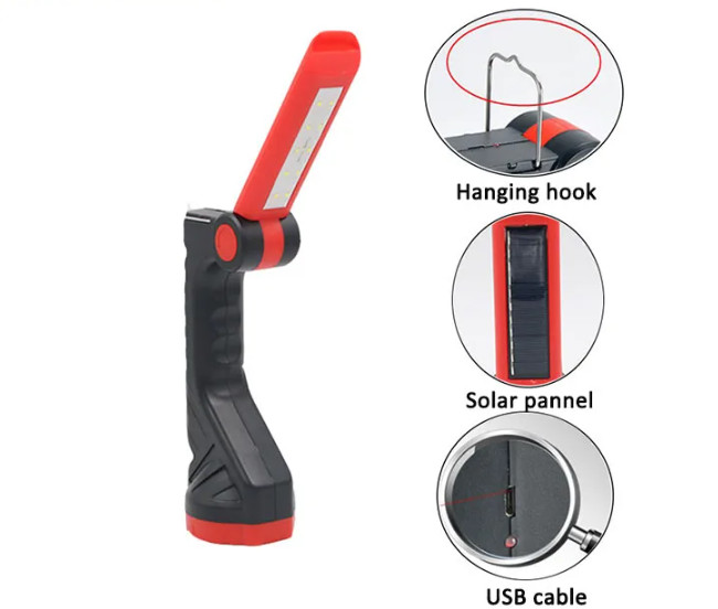 3000mAh 200Lm High Power Headlamp Work Light Rechargeable LED Spotlight With USB