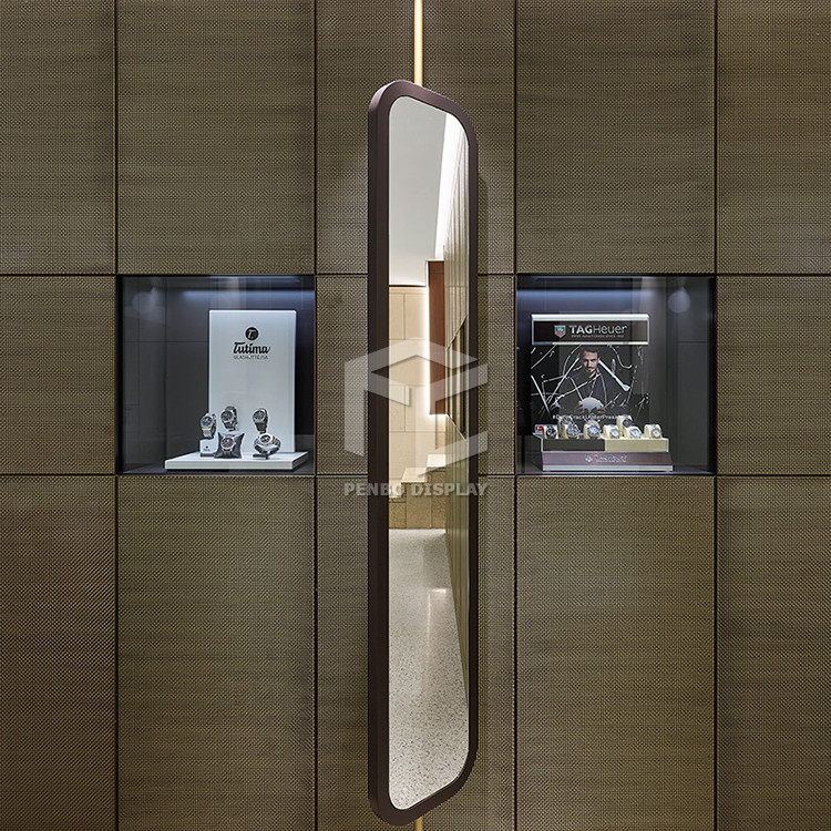 T5 LED Diamond Jewelry Store Furniture 15mm MDF