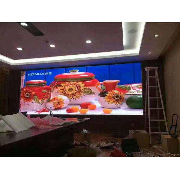 600x337.5mm ultra thin high contrast die casting aluminum P1.5625 small pixel pitch hd led display screen video wall
