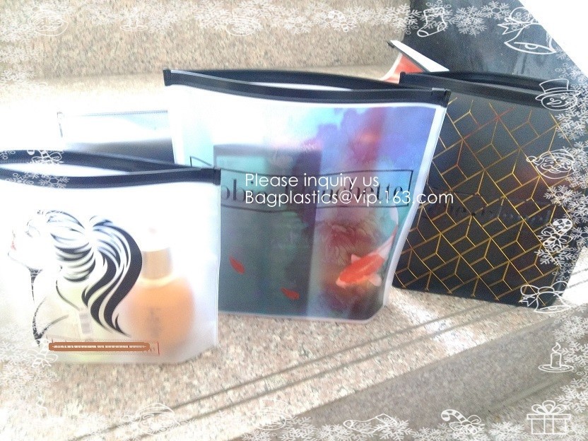 Makeup Bag Organizer Pouches Small PVC Transparent Waterproof Makeup Bag Cosmetic Organizer Bag with Zipper