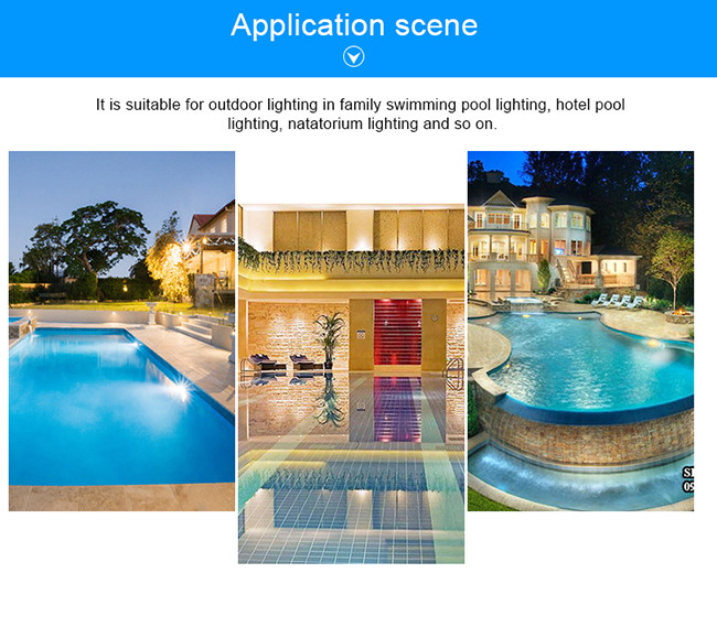 12v 1500LM 18X1W Waterproof Pool Light White Color IP68 Vinyl Pool Spa Light