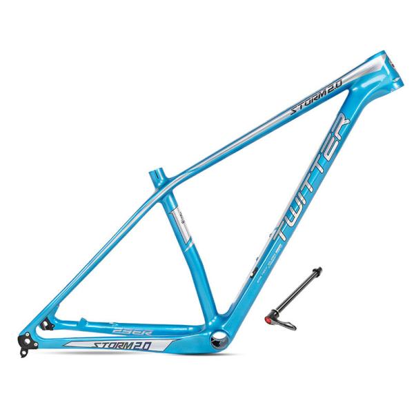 OEM Carbon Frame MTB 27.5 Full Suspension , Carbon Fiber Frameset With 142 Thru
