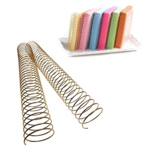 China SGS ID 6.4-50mm Metal Spiral Binding For Desk Calendar Notebook on sale