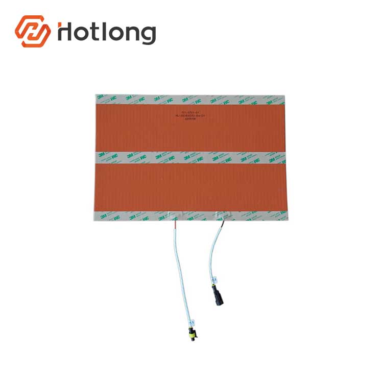 Thin Light Fuel Filter Silicone Rubber Heating Pad With 3M Adhesive